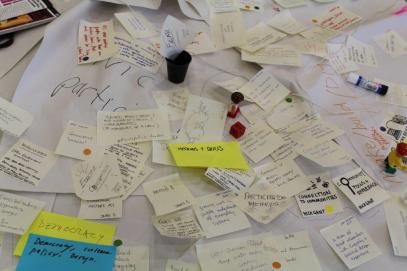 From this collection of assets, participants could identify interests, priorities and expertise of others in the workshop. 